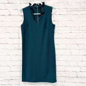 Ronni Nicole Deep Teal Sleeveless Dress